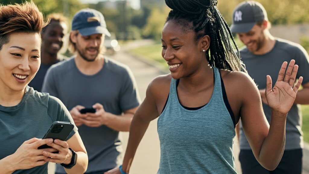 People exercising together